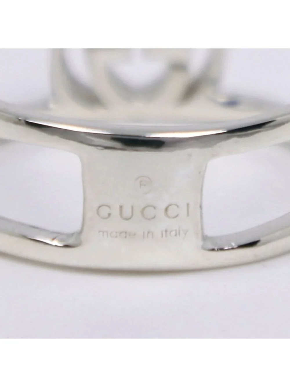 Gucci Interlocking G 925 Sterling Silver Ring